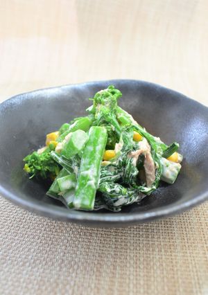 アスパラ菜のツナマヨ和え-レシピのメイン写真