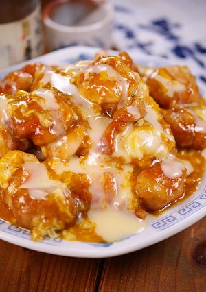 ガリバタてりたまチキン🍚蜂蜜マヨソース😋-レシピのメイン写真