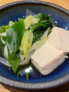 岩津ねぎと豆腐の炊いたん-レシピのメイン写真