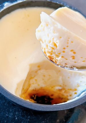 フライパンで蒸すお手軽プリン-レシピのメイン写真