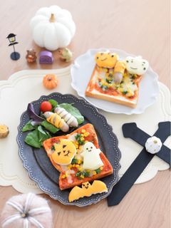 ハロウィンまで待てない☆ちぎりトースト編 by 3大豆 【クックパッド