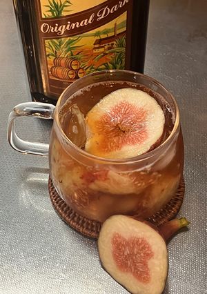 イチジク・ラム・ティーカクテル-レシピのメイン写真
