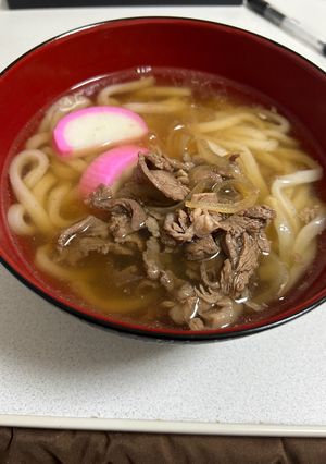 肉うどん-レシピのメイン写真