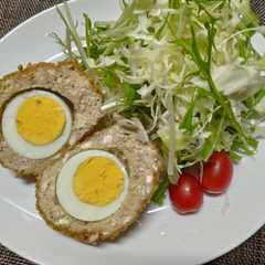 รูปของ ヘルシー豆腐入りスコッチエッグ