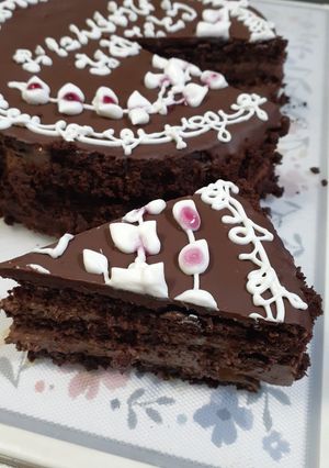 濃厚チョコレートケーキ♡-レシピのメイン写真