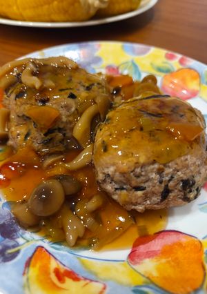 和風ひじき豆腐ハンバーグ-レシピのメイン写真