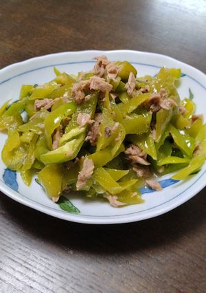 福耳ジロー唐辛子の旨辛無限ピーマン-レシピのメイン写真