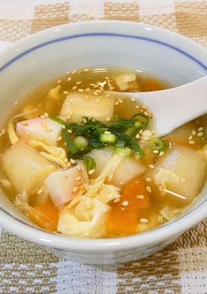 【コンロ】お麩とたまごの中華スープ-レシピのメイン写真