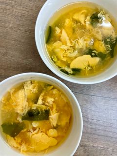わかめのかき玉汁【ここから栄養士】-レシピのメイン写真