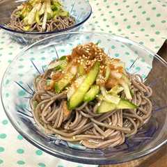 A picture of はちみつ梅の冷やしそば.