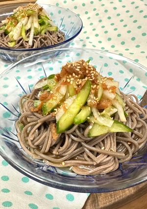 はちみつ梅の冷やしそば-レシピのメイン写真