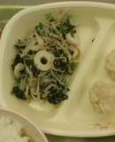 【坂下町学校給食】もやしのごま風味あえ