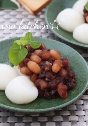 黒糖あんこで白玉ぜんざい-レシピのメイン写真