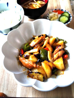 とり手羽と野菜の甘酢あん-レシピのメイン写真