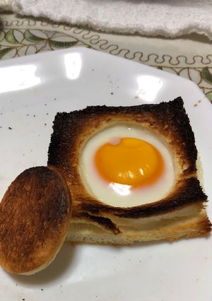 目玉焼きトースト-レシピのメイン写真