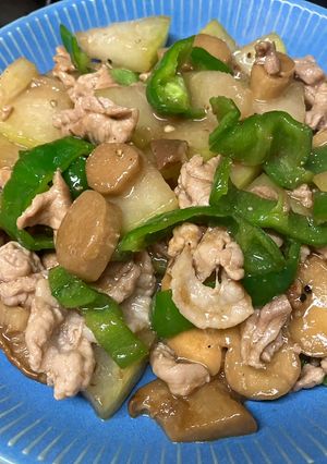 冬瓜と豚肉のオイスター炒め-レシピのメイン写真