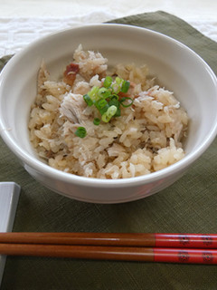 いわしと梅の炊き込みご飯-レシピのメイン写真