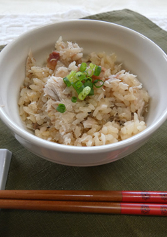いわしと梅の炊き込みご飯-レシピのメイン写真