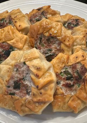 なんちゃってニラ饅頭♪-レシピのメイン写真