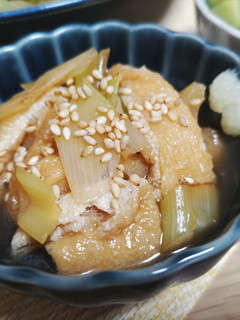 ねぎとあぶら揚げの甘辛煮※簡単副菜-レシピのメイン写真