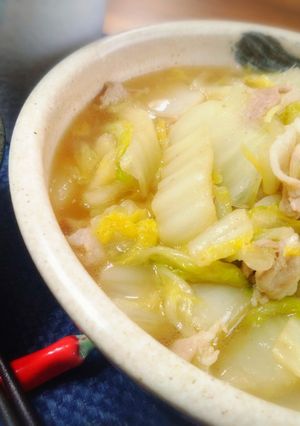 ＊トメばあの味☆白菜と豚肉の炒め煮＊-レシピのメイン写真