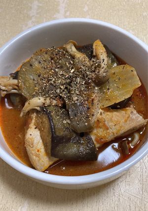 簡単❣️野菜と鶏ムネ肉のイタリアン風トマト煮込み🇮🇹-レシピのメイン写真