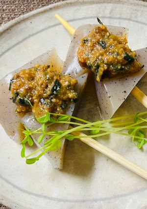 手作り甘辛ネギみその田楽🍢-レシピのメイン写真