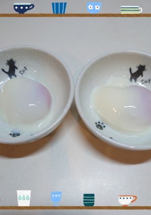 お鍋で作る温泉卵-レシピのメイン写真