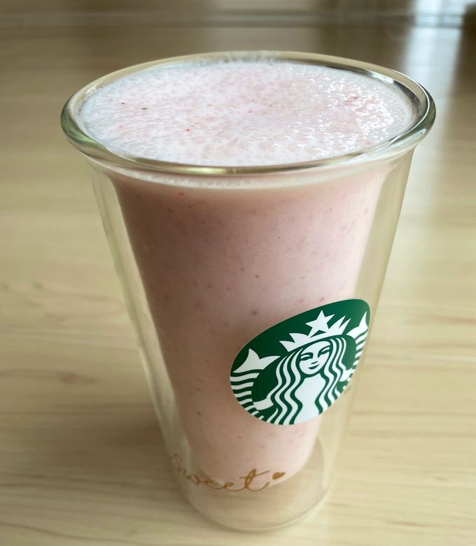 簡単！ダイエット⭐︎腸活⭐︎いちごスムージー-レシピのメイン写真