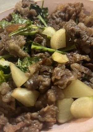牛肉とカブの甘辛煮-レシピのメイン写真