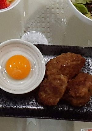 卵黄でまろやか豚肉のつくね-レシピのメイン写真