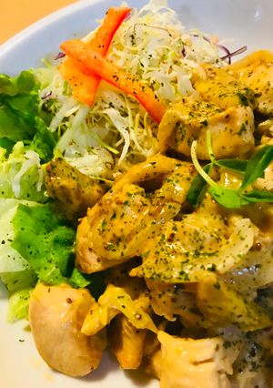 鶏肉と新じゃがのマヨ＆マスタード炒め-レシピのメイン写真
