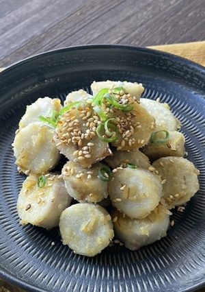 ホクホク香ばしい♪焼き里芋の味噌がらめ-レシピのメイン写真