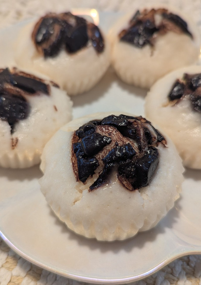 砂糖不使用！甘酒とチョコの米粉蒸しパン-レシピのメイン写真