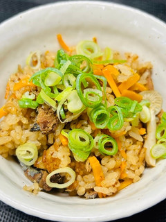 サンマ缶ときのこの炊き込みご飯-レシピのメイン写真