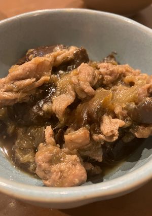 ナスと豚こまの甘辛煮-レシピのメイン写真