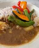 出汁がらで作る肉なし夏野菜カレー