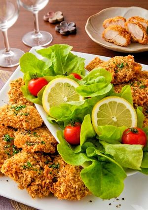 油で揚げない!鶏胸肉の柔らかチキンカツ-レシピのメイン写真