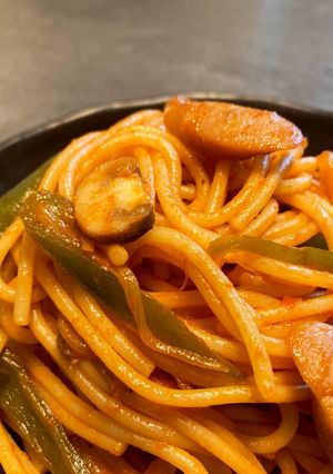 ピリ辛ナポリタン-レシピのメイン写真