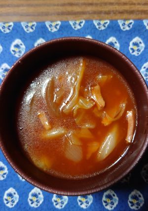 ヨウサマの減塩キャベツのトマトスープ-レシピのメイン写真