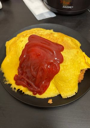 わんぱく漢のケチャップオムライス🥚-レシピのメイン写真