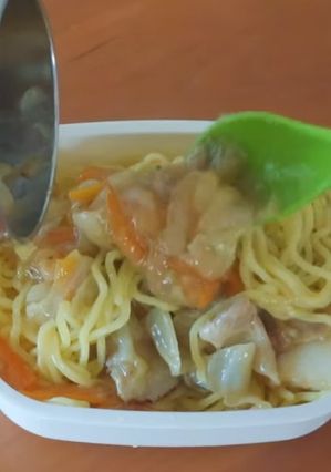 海鮮豚バラあんかけそば-レシピのメイン写真