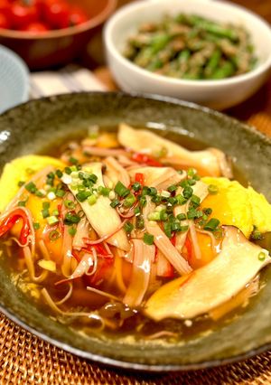 エリンギとカニカマの餡かけ卵-レシピのメイン写真