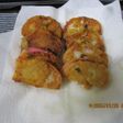 おやつに☆かまぼこのピーナッツ粉唐揚げ😋