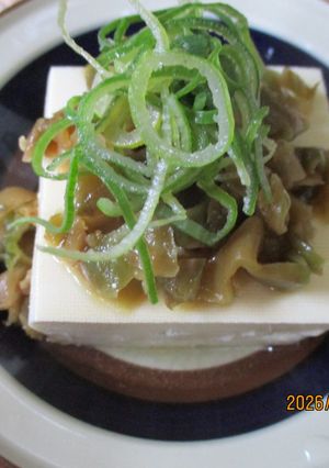 簡単♡とうふとザーサイの和え物😋♪-レシピのメイン写真