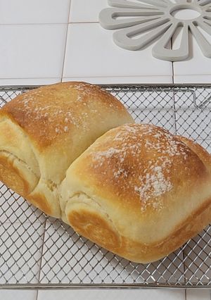 冷蔵庫→即トースターで焼くだけ簡単食パン-レシピのメイン写真