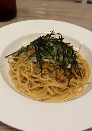 納豆パスタ-レシピのメイン写真
