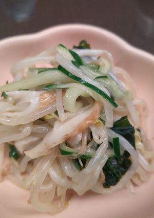 モヤシと練り物のの辛子醤油和え-レシピのメイン写真