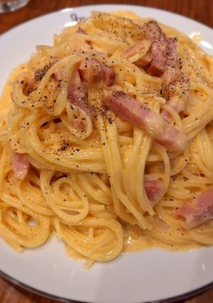 息子へ捧ぐ☆濃厚カルボナーラ-レシピのメイン写真