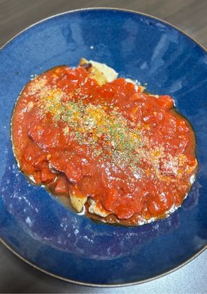 ガーリックトマトのチキンステーキ-レシピのメイン写真